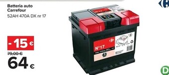 Carrefour Iper Carrefour batteria auto offerta
