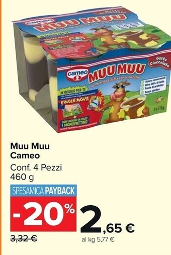 Carrefour Market Cameo muu muu offerta