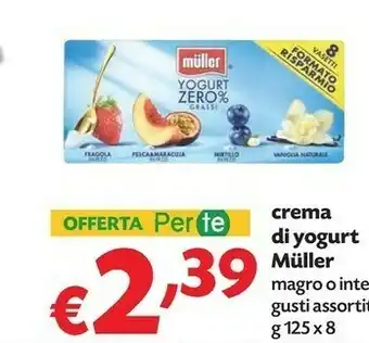 Pam Muller Crema Di Yogurt Chantilly 125 G(ml) offerta