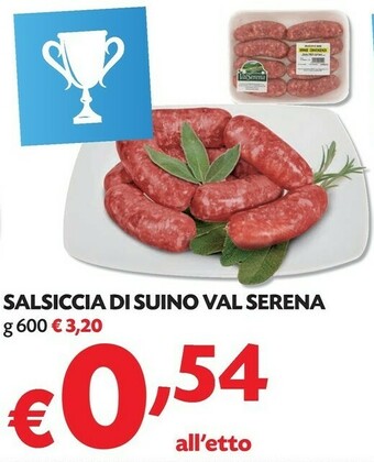 Pam Val Serena Salsiccia Di Suino offerta