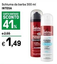 Iper La Grande Intesa schiuma da barba offerta