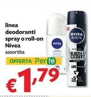 Pam Nivea Deodorante offerta