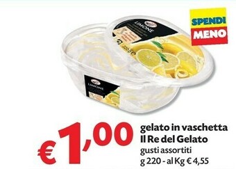 Pam Il Re Del Gelato Gelato In Vaschetta offerta
