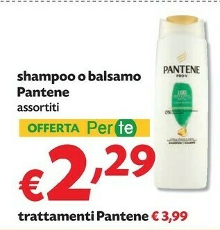 Pam Pantene Shampoo offerta
