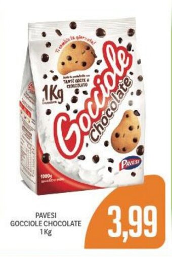Supermercati Piccolo PAVESI GOCCIOLE CHOCOLATE 1 kg offerta