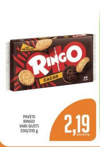 Supermercati Piccolo PAVESI RINGO VARI GUSTI 330/310 g offerta