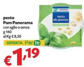 Pam Pam&Panorama - Pesto Alla Genovese Senza Aglio 140 G(ml) offerta