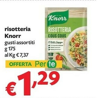 Pam Knorr Cous Cous Risotteria 175 G(ml) offerta