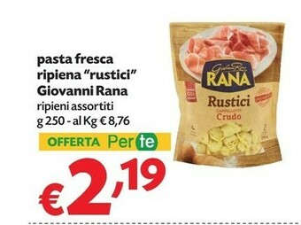 Pam Rana Rustici Cappelletti Crudo 250 G(ml) offerta