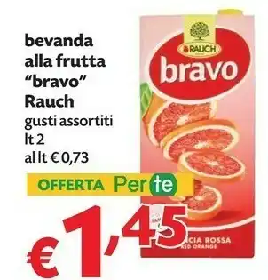 Rauch Bevanda Alla Frutta Bravo Arancia Rossa