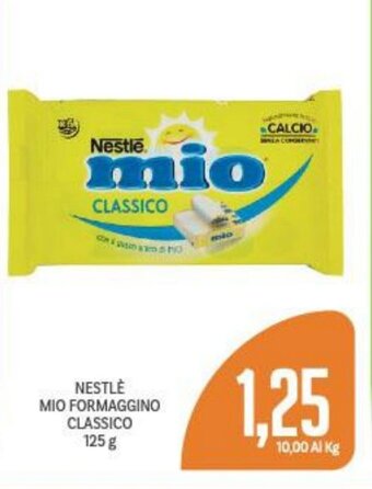 Supermercati Piccolo NESTLÈ MIO FORMAGGINO CLASSICO 125 g offerta