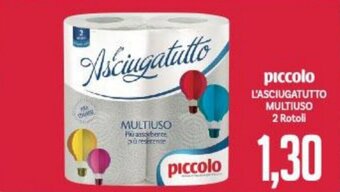 piccolo L'ASCIUGATUTTO MULTIUSO 2 Rotoli