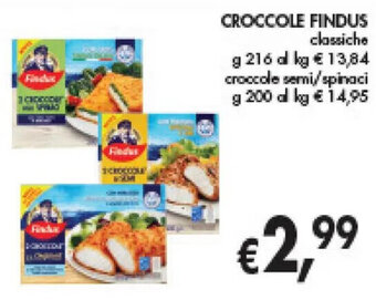 èccoMI CROCCOLE FINDUS classiche g 216 offerta