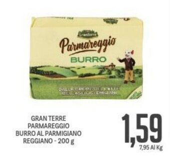 Supermercati Piccolo GRAN TERRE PARMAREGGIO BURRO AL PARMIGIANO REGGIANO - 200 g offerta