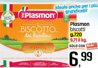Famila Superstore Plasmon biscotti g.720 offerta