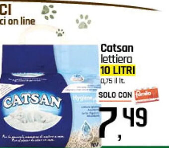 Famila Superstore Catsan lettiera 10 LITRI offerta