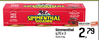 Famila Superstore Simmenthal g.70 x 3 offerta