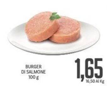 Supermercati Piccolo BURGER DI SALMONE 100 g offerta