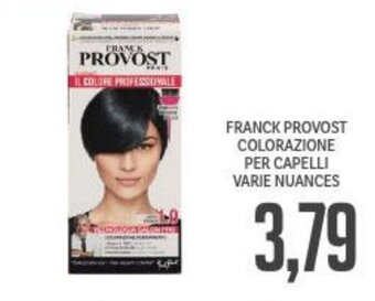 Supermercati Piccolo FRANCK PROVOST COLORAZIONE PER CAPELLI VARIE NUANCES offerta
