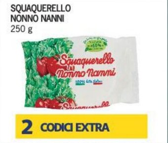 Supermercati Piccolo SQUAQUERELLO NONNO NANNI 250 g offerta
