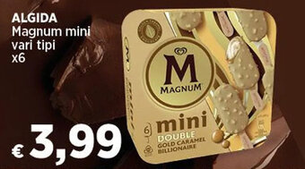 Coop ALGIDA Magnum mini vari tipi x6 offerta