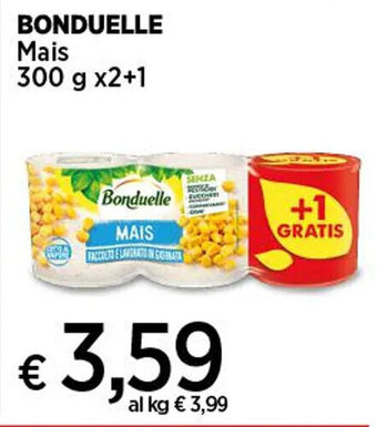 Coop BONDUELLE Mais 300 g x2+1 offerta