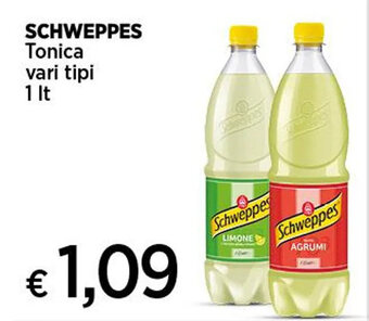 Coop SCHWEPPES Tonica vari tipi 1 It offerta