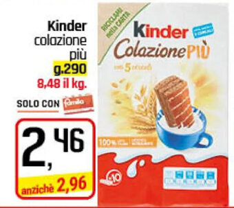 Kinder colazione più g. 290