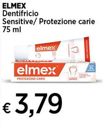 Coop ELMEX Dentifricio Sensitive/ Protezione carie 75 ml offerta