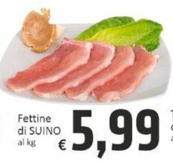 Paghi Poco Fettine di SUINO al kg offerta