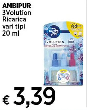 Coop AMBIPUR 3Volution Ricarica vari tipi 20 ml offerta