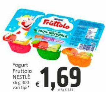 Paghi Poco Yogurt Fruttolo NESTLÈ x6 g 300 vari tipi offerta