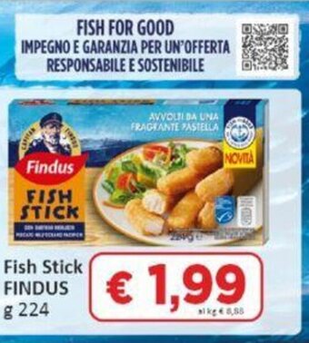 Paghi Poco Fish Stick FINDUS g 224 offerta