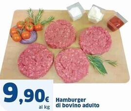 Sigma Hamburger di bovino adulto offerta