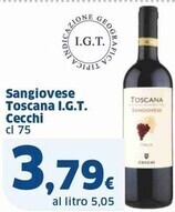 Sigma Cecchi sangiovese toscana igt offerta