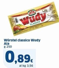 Sigma Aia wurstel classico wudy offerta