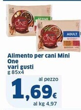 Sigma Purina alimento per cani mini one offerta