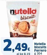 Sigma Ferrero nutella biscuits offerta