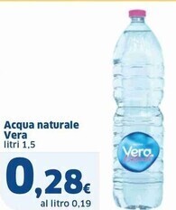 Sigma Vera acqua naturale offerta