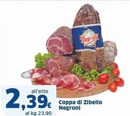 Sigma Negroni coppa di zibello offerta