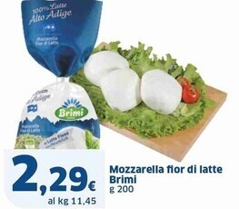 Sigma Brimi mozzarella fior di latte offerta