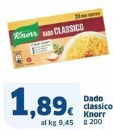 Sigma Knorr dado classico offerta