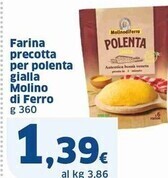 Sigma Molino di ferro farina precotta per polenta offerta