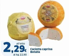 Sigma Botalla caciotta caprina offerta