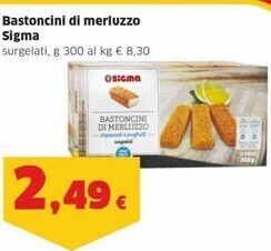 Sigma Sigma bastoncini di merluzzo offerta