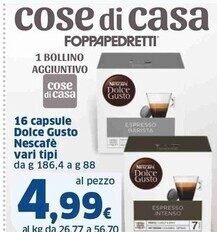Sigma Nescafé 16 capsule dolce gusto offerta