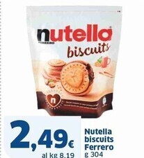 Sigma Ferrero nutella biscuits offerta