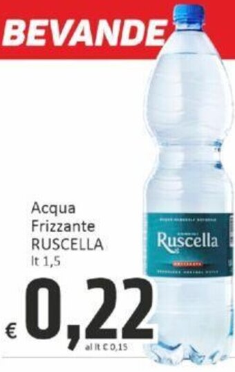 Paghi Poco Acqua Frizzante RUSCELLA It 1,5 offerta