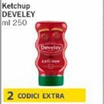 Paghi Poco Ketchup DEVELEY ml 250 offerta