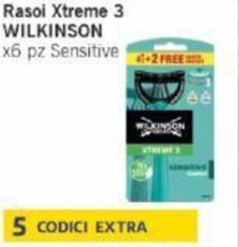 Paghi Poco Rasoi Xtreme 3 WILKINSON x6 pz. Sensitive offerta